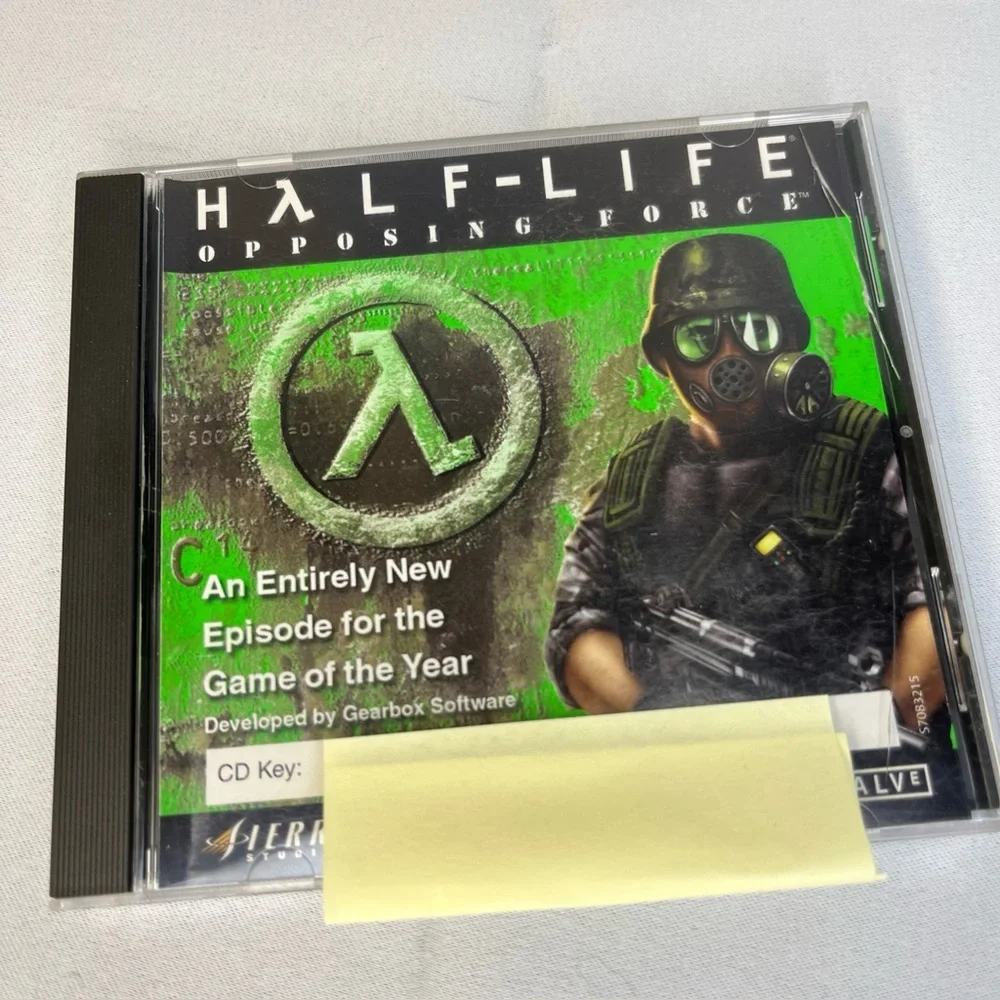 Half-Life: Opposing Force PC Game w/ Case & CD Key GOOD Condition